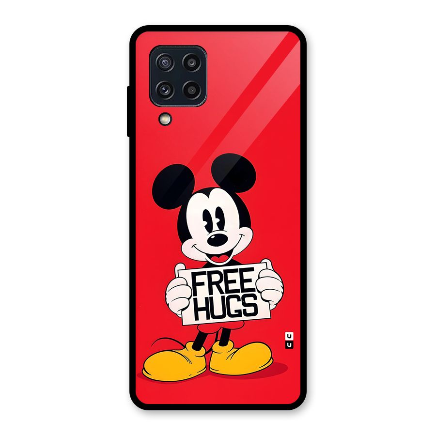 Free Hugs Glass Back Case for Galaxy M32