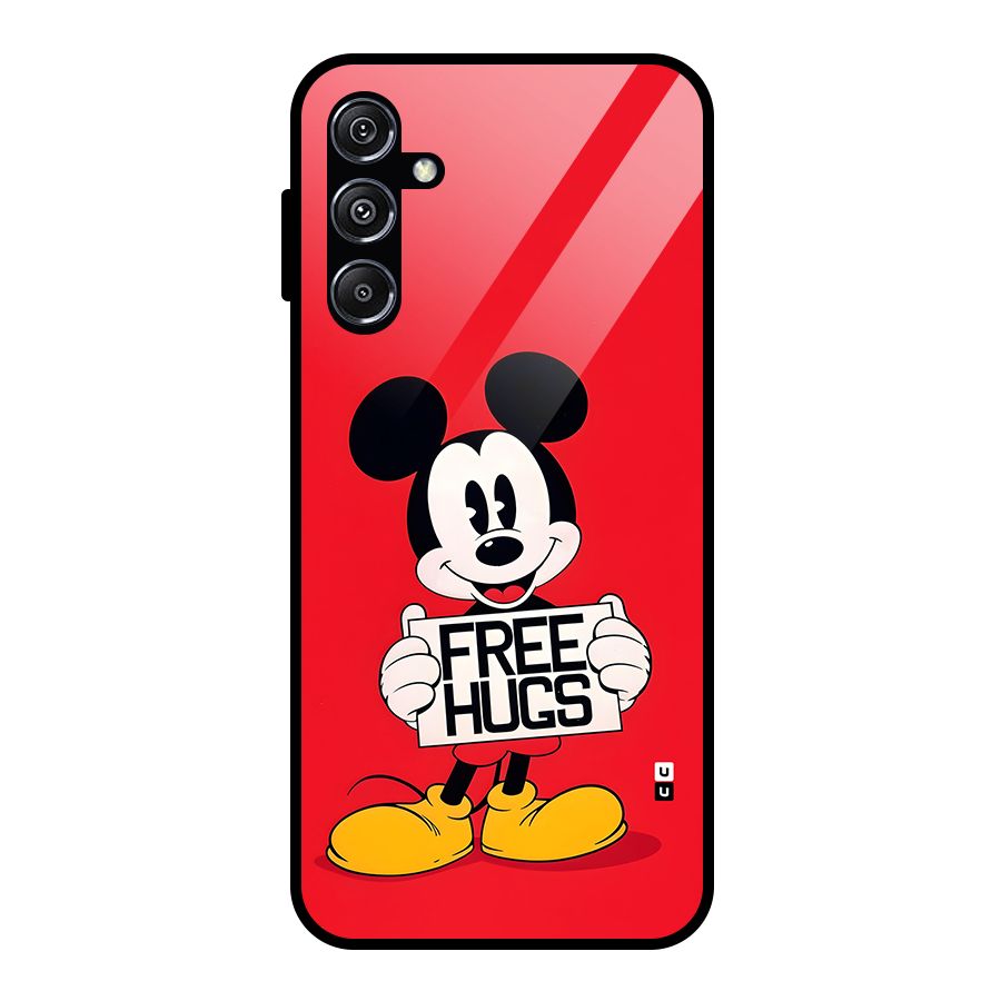 Free Hugs Glass Back Case for Galaxy M34 5G