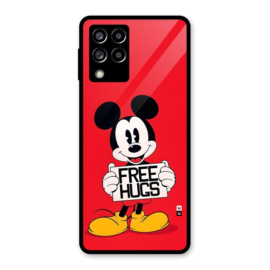 Free Hugs Glass Back Case for Galaxy M53 5G