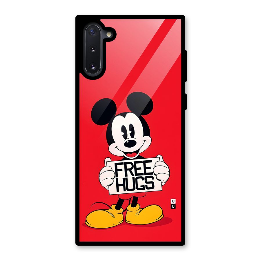 Free Hugs Glass Back Case for Galaxy Note 10