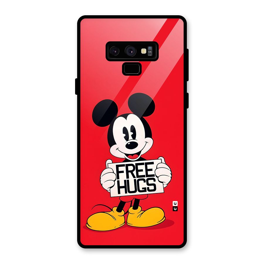 Free Hugs Glass Back Case for Galaxy Note 9