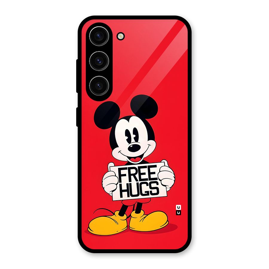 Free Hugs Glass Back Case for Galaxy S23
