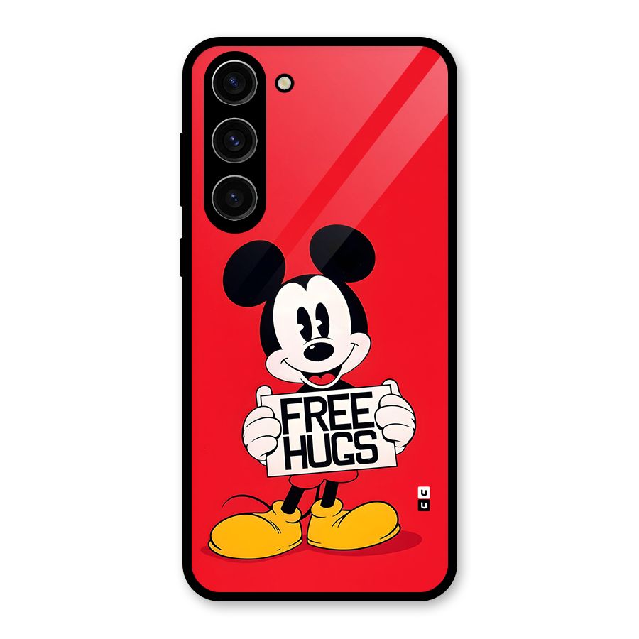 Free Hugs Glass Back Case for Galaxy S23 Plus