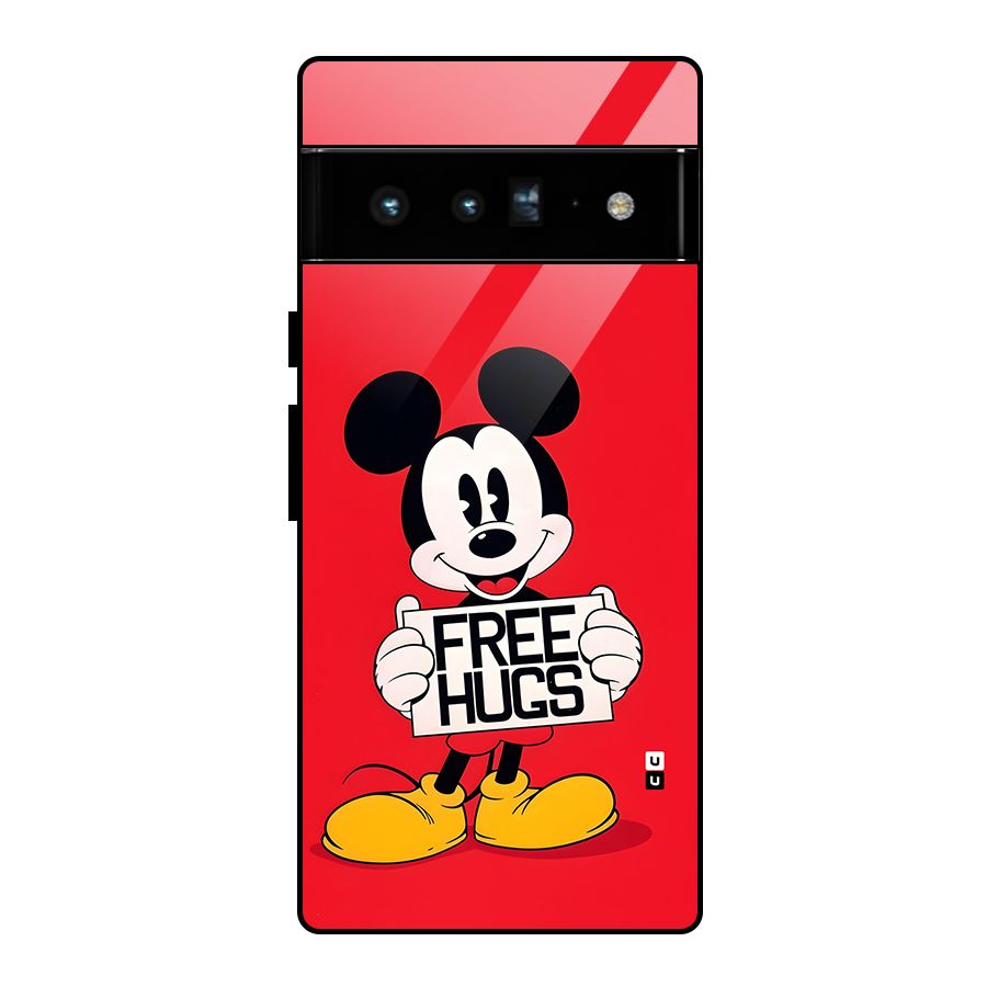 Free Hugs Glass Back Case for Google Pixel 6 Pro