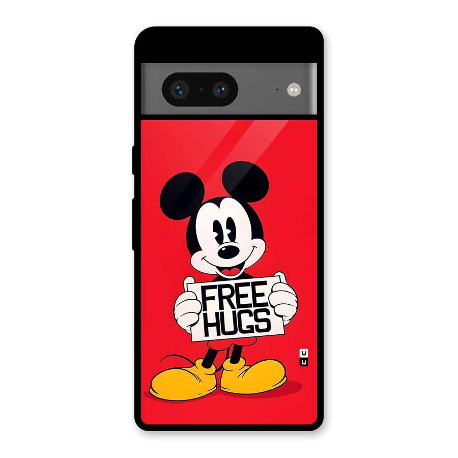 Free Hugs Glass Back Case for Google Pixel 7