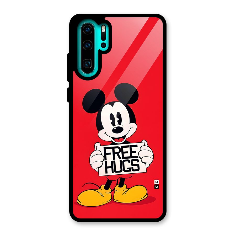 Free Hugs Glass Back Case for Huawei P30 Pro
