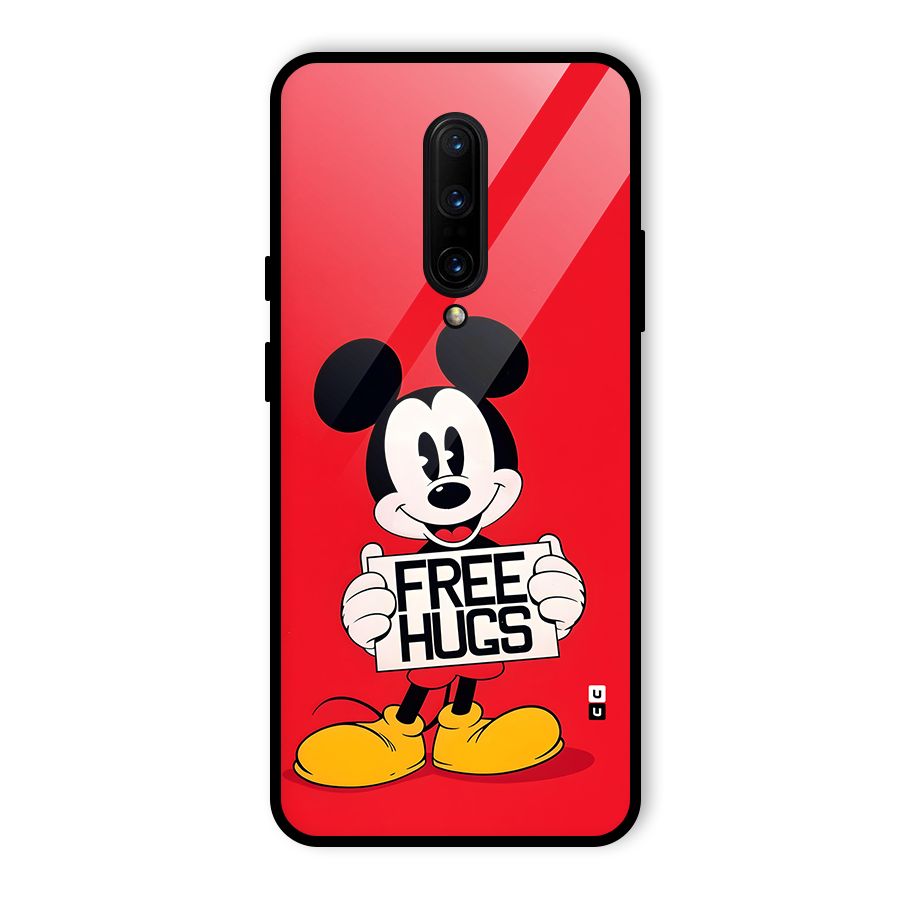 Free Hugs Glass Back Case for OnePlus 7 Pro