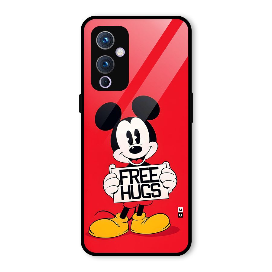 Free Hugs Glass Back Case for OnePlus 9