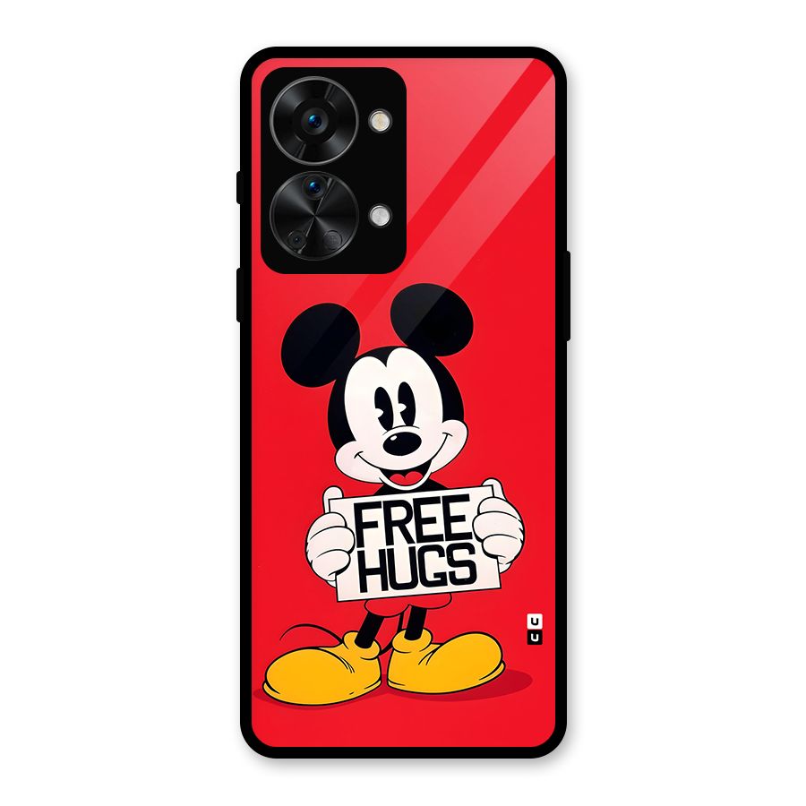 Free Hugs Glass Back Case for OnePlus Nord 2T