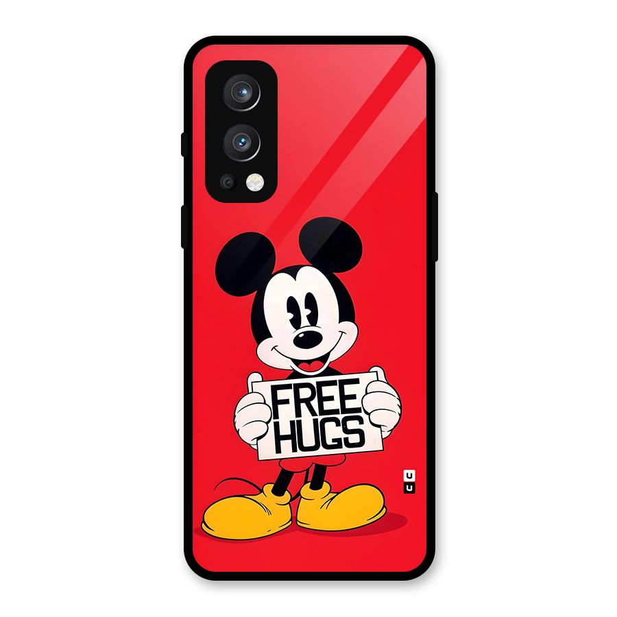 Free Hugs Glass Back Case for OnePlus Nord 2 5G