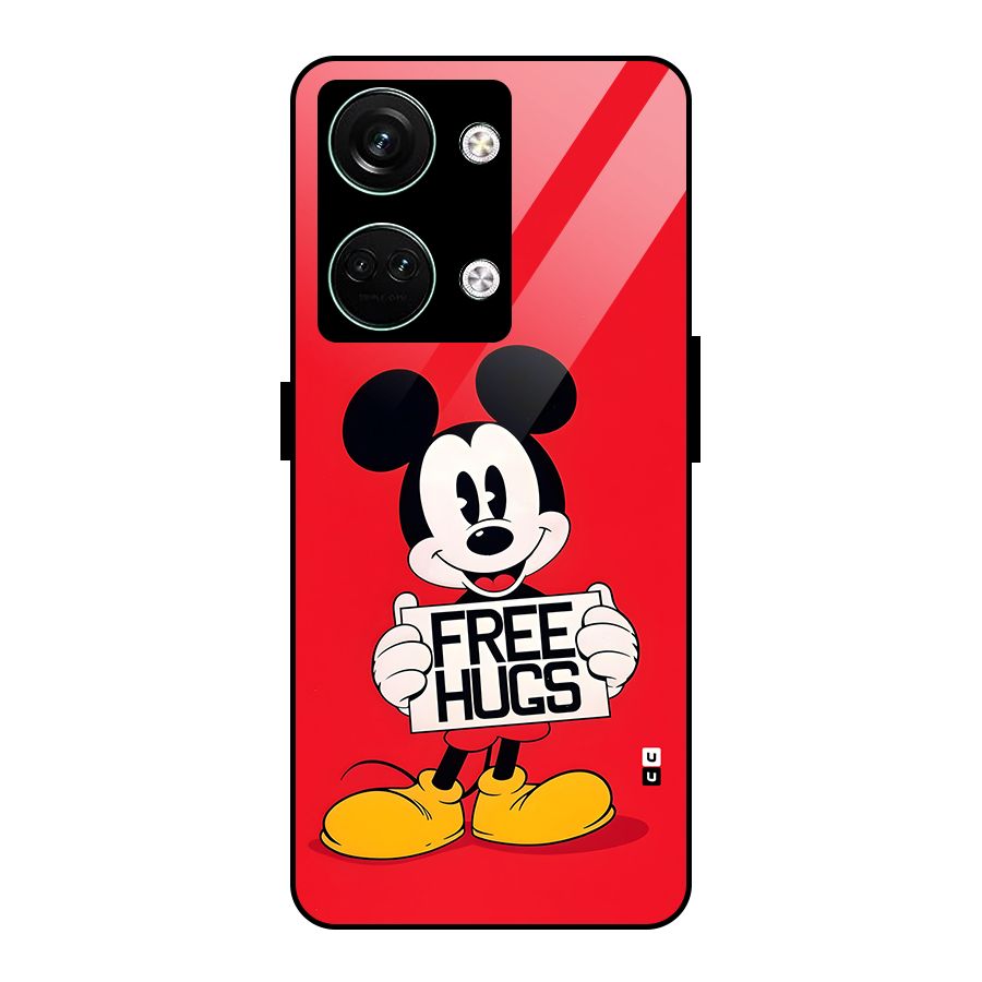Free Hugs Glass Back Case for Oneplus Nord 3