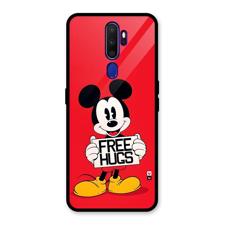 Free Hugs Glass Back Case for Oppo A9 (2020)