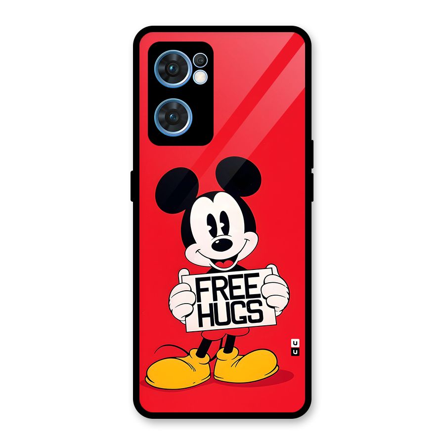 Free Hugs Glass Back Case for Oppo Reno7 5G