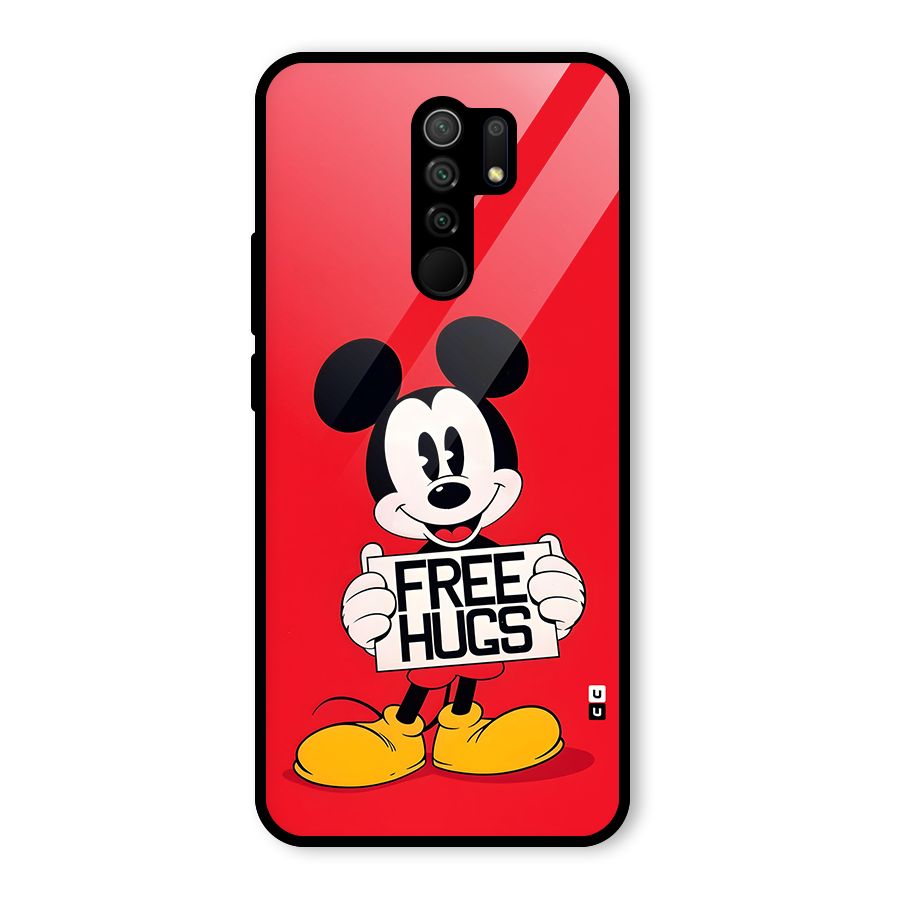 Free Hugs Glass Back Case for Poco M2