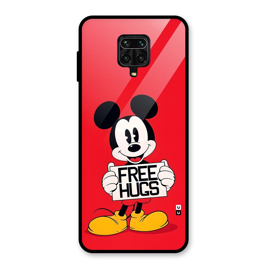 Free Hugs Glass Back Case for Poco M2 Pro