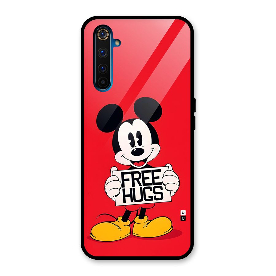 Free Hugs Glass Back Case for Realme 6 Pro