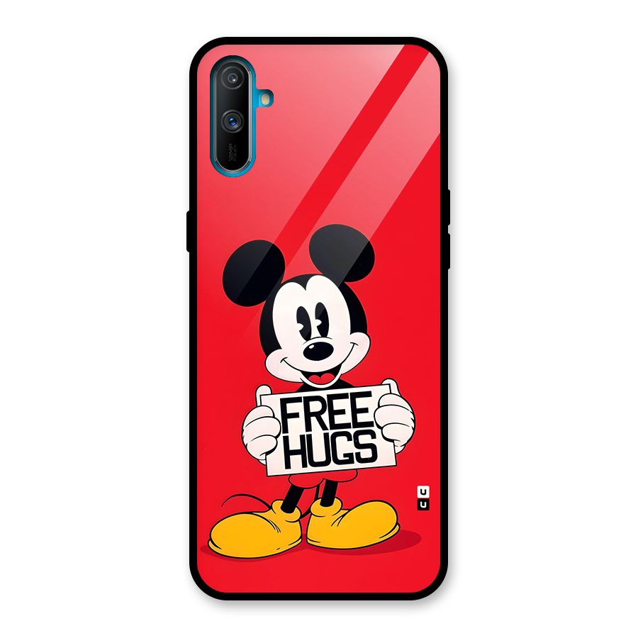 Free Hugs Glass Back Case for Realme C3