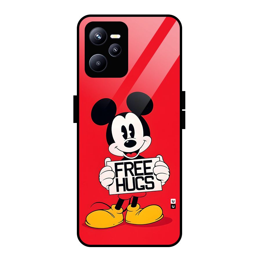 Free Hugs Glass Back Case for Realme C35