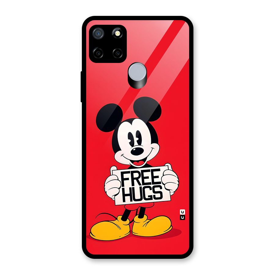 Free Hugs Glass Back Case for Realme Narzo 30A