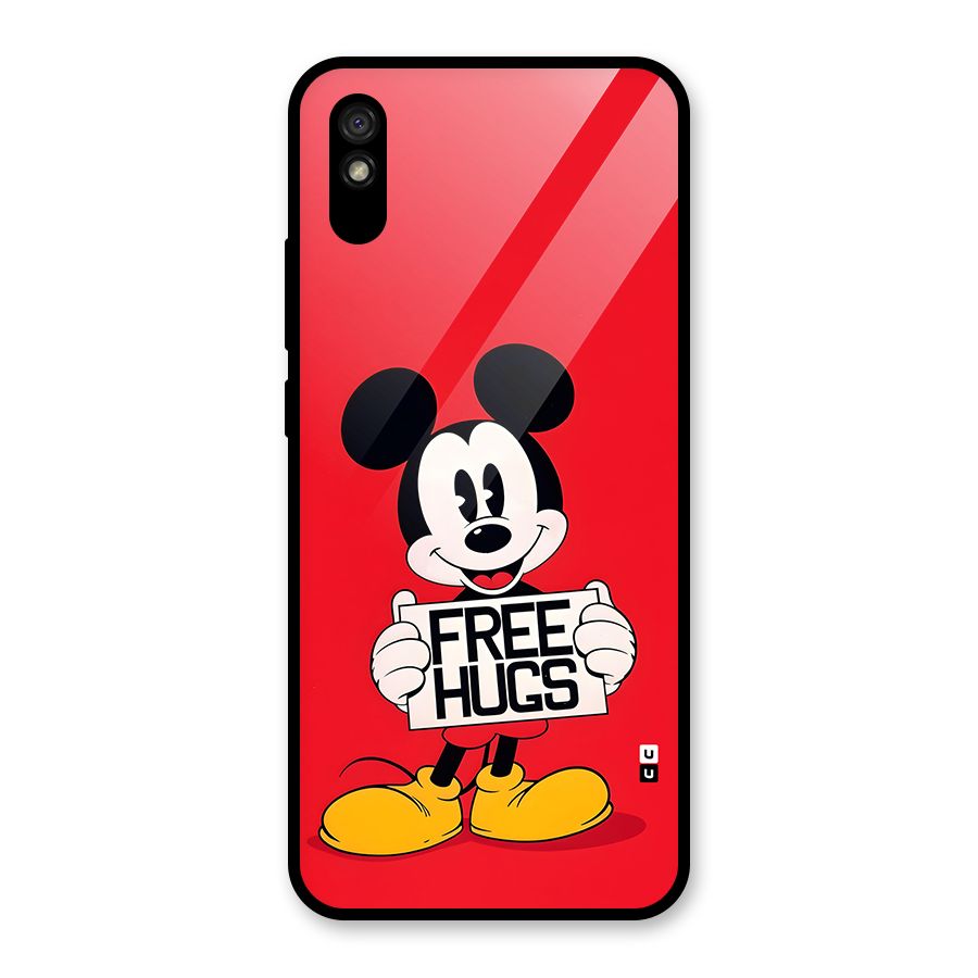 Free Hugs Glass Back Case for Redmi 9A