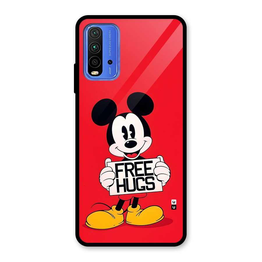 Free Hugs Glass Back Case for Redmi 9 Power