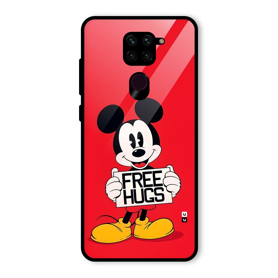 Free Hugs Glass Back Case for Redmi Note 9