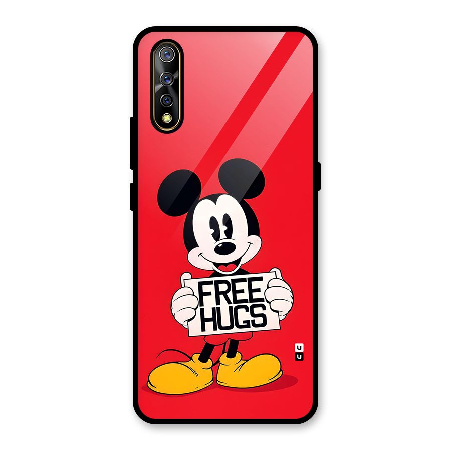 Free Hugs Glass Back Case for Vivo S1