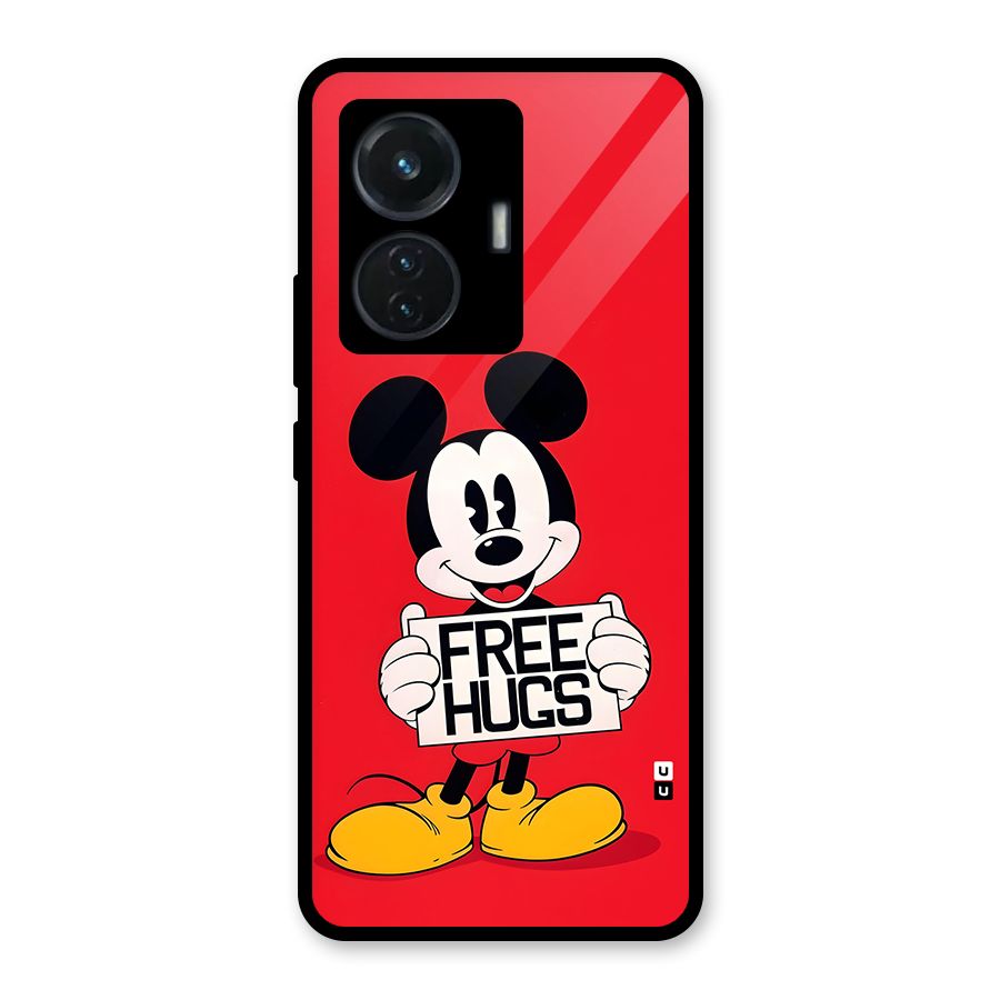 Free Hugs Glass Back Case for Vivo T1 44W