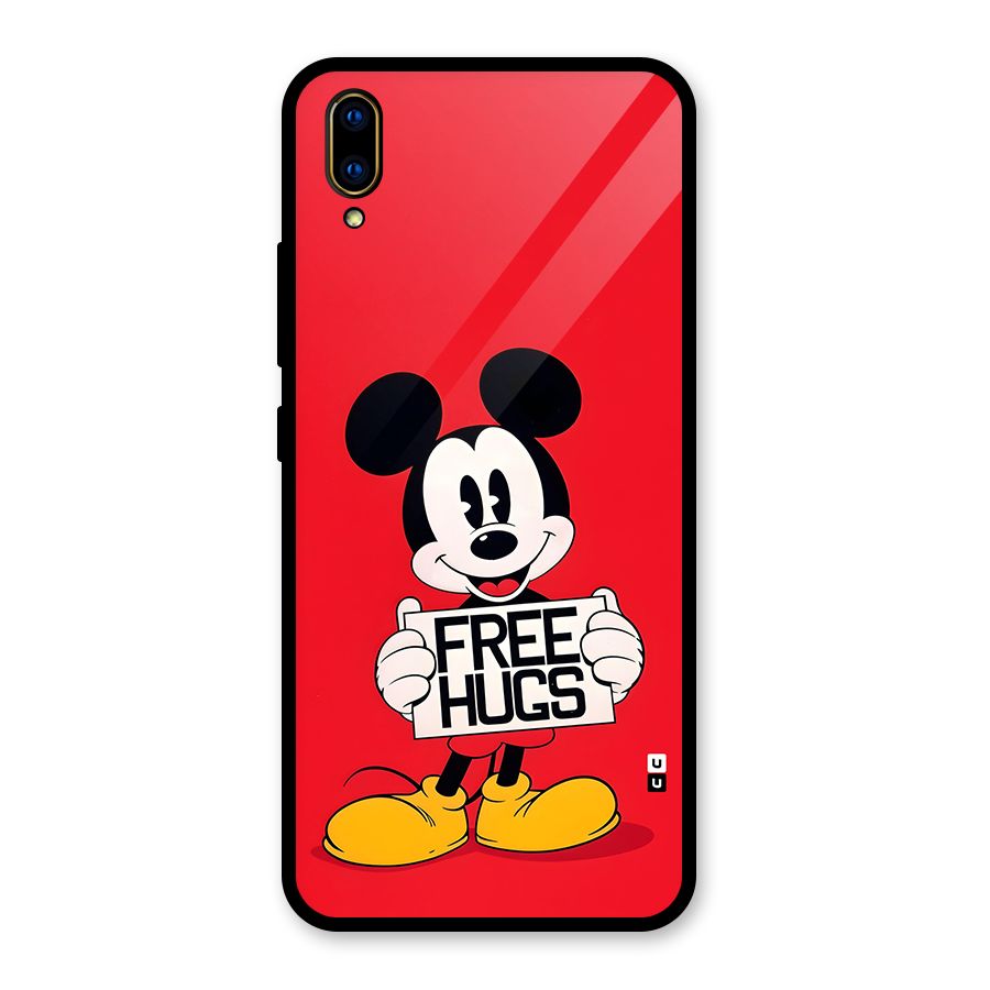 Free Hugs Glass Back Case for Vivo V11 Pro
