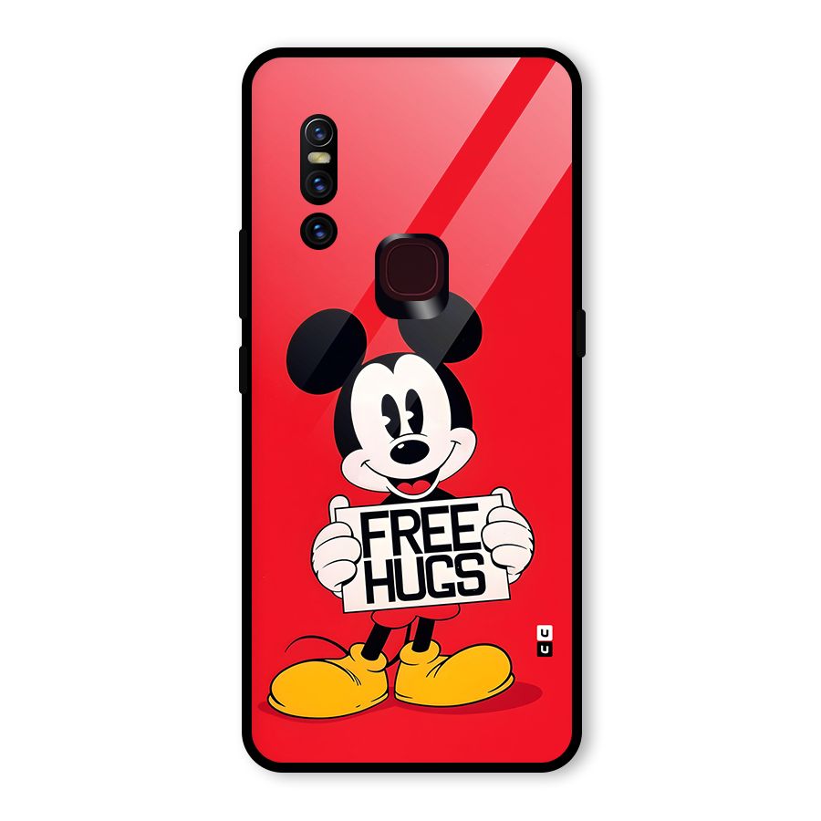 Free Hugs Glass Back Case for Vivo V15
