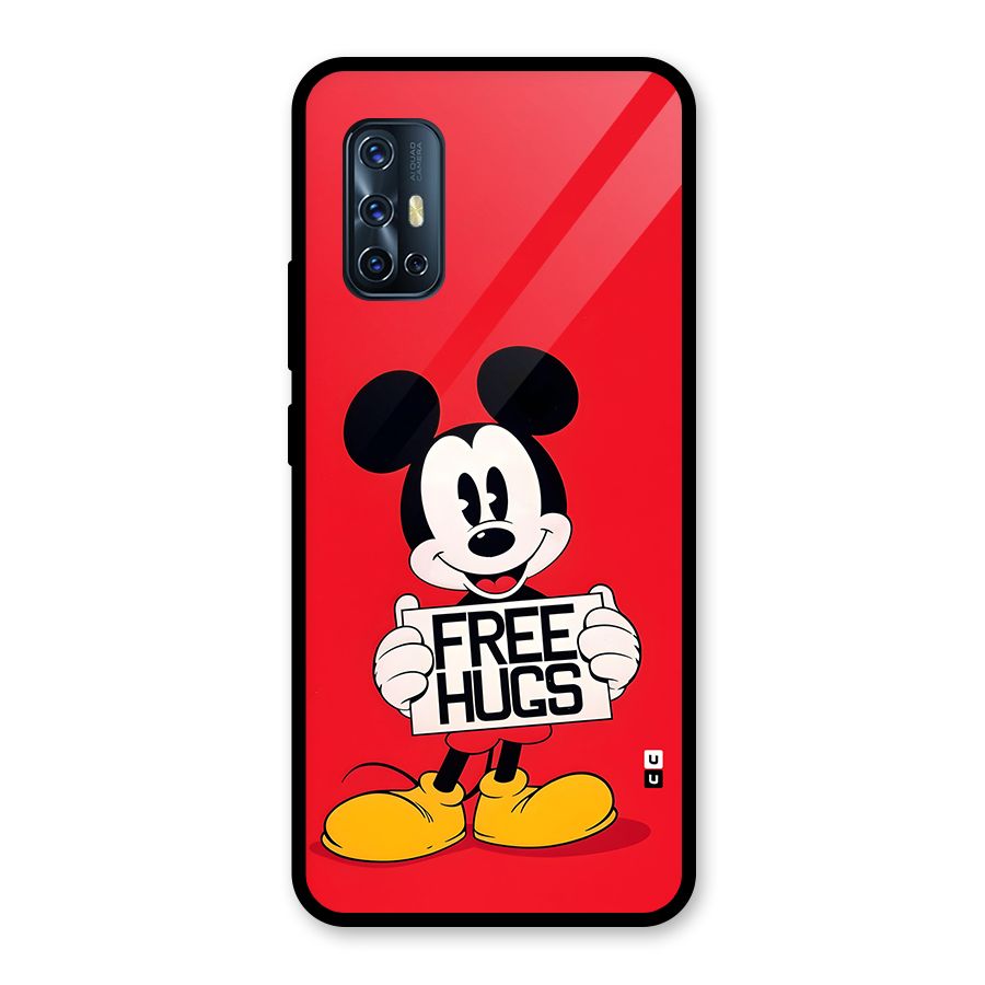 Free Hugs Glass Back Case for Vivo V17