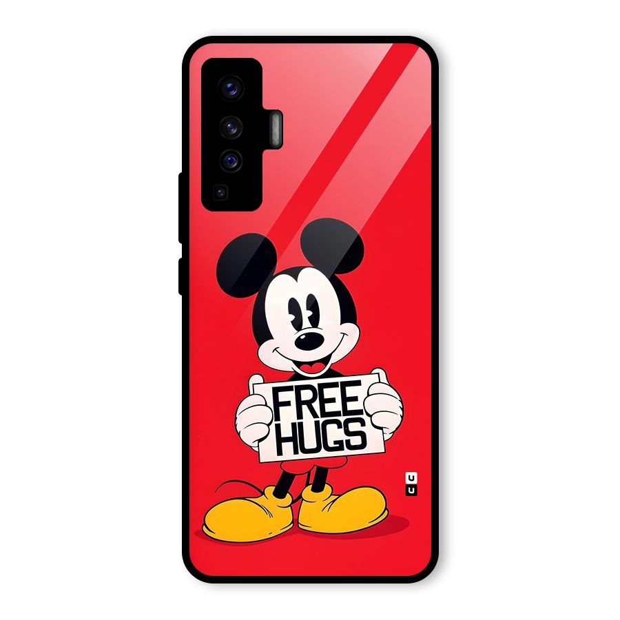Free Hugs Glass Back Case for Vivo X50