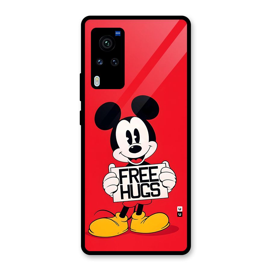 Free Hugs Glass Back Case for Vivo X60 Pro