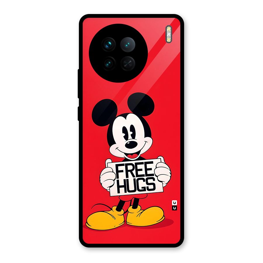 Free Hugs Glass Back Case for Vivo X90