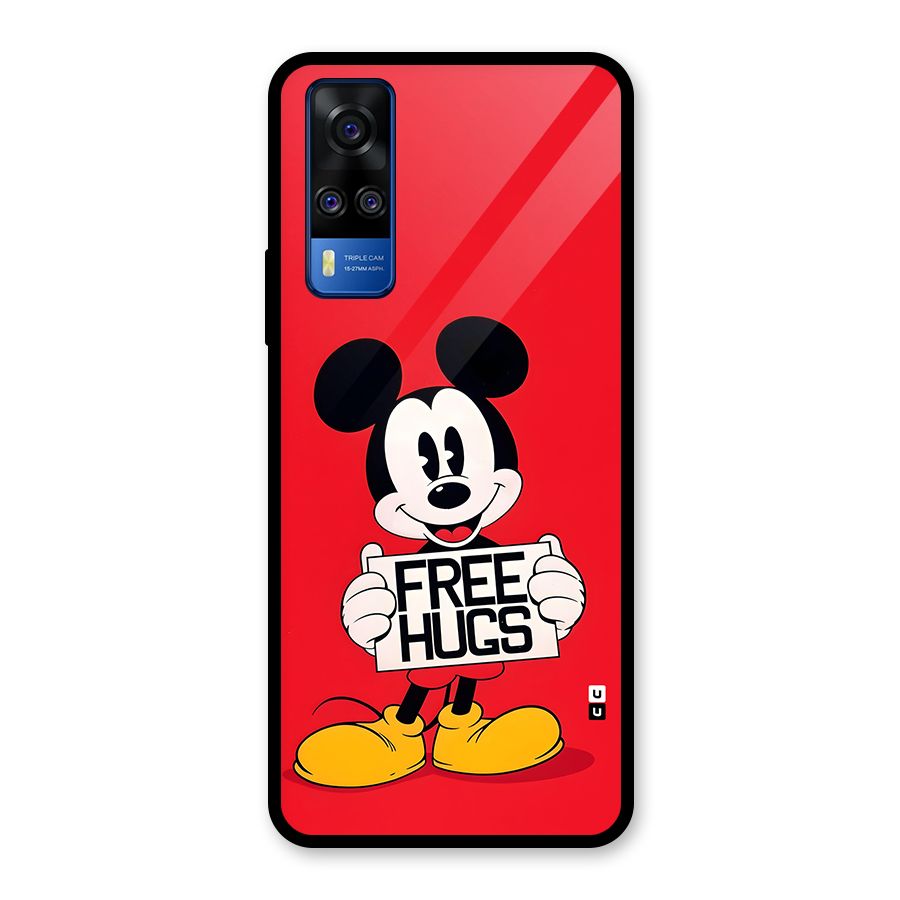 Free Hugs Glass Back Case for Vivo Y51A