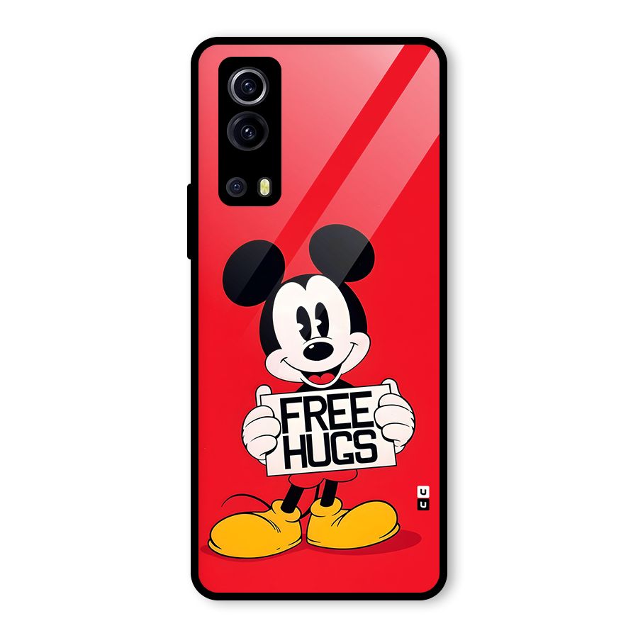 Free Hugs Glass Back Case for Vivo iQOO Z3