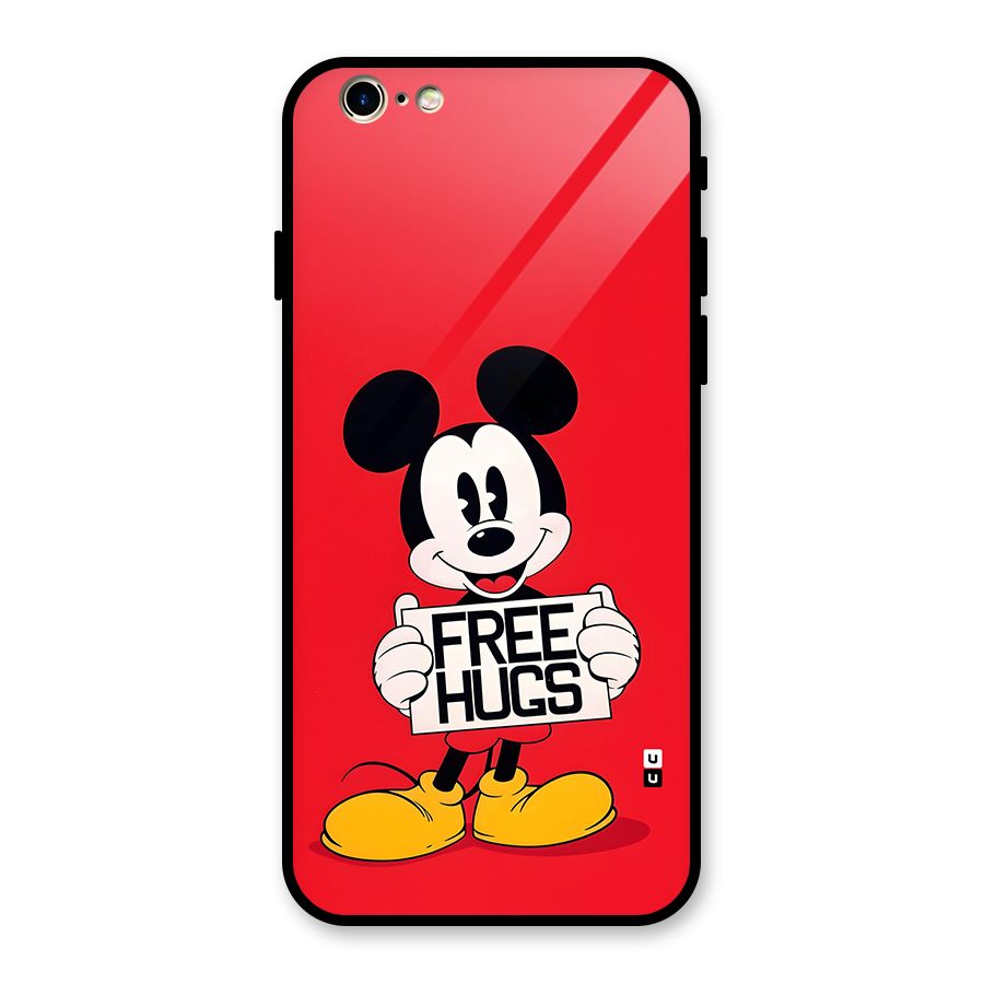 Free Hugs Glass Back Case for iPhone 6 6S