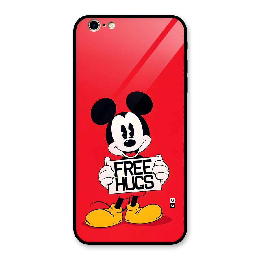Free Hugs Glass Back Case for iPhone 6 Plus 6S Plus