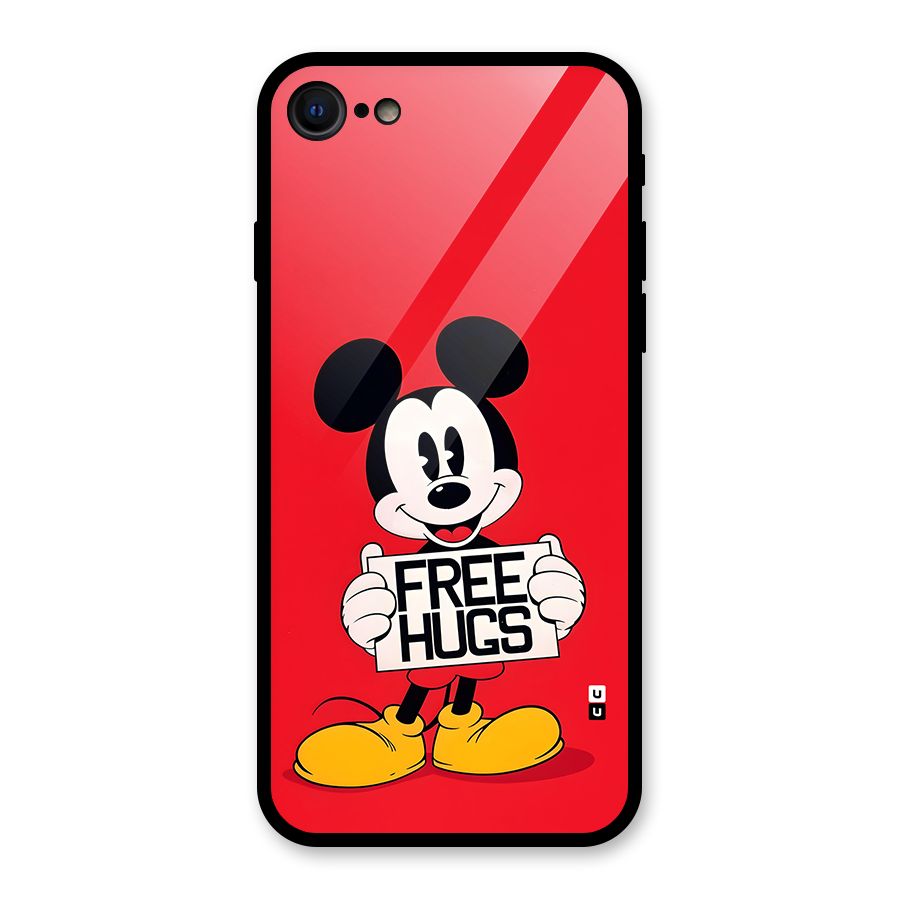 Free Hugs Glass Back Case for iPhone 7