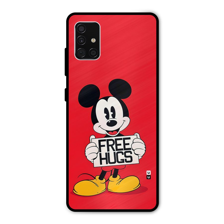 Free Hugs Metal Back Case for Galaxy A51
