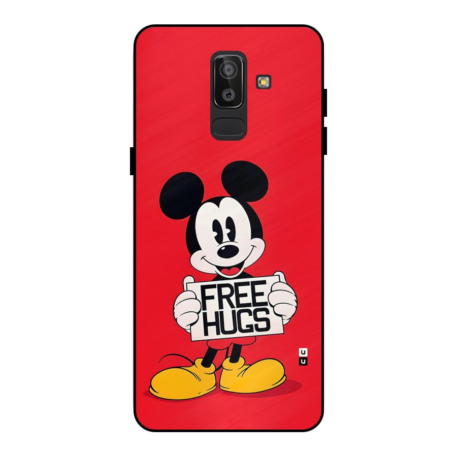Free Hugs Metal Back Case for Galaxy J8