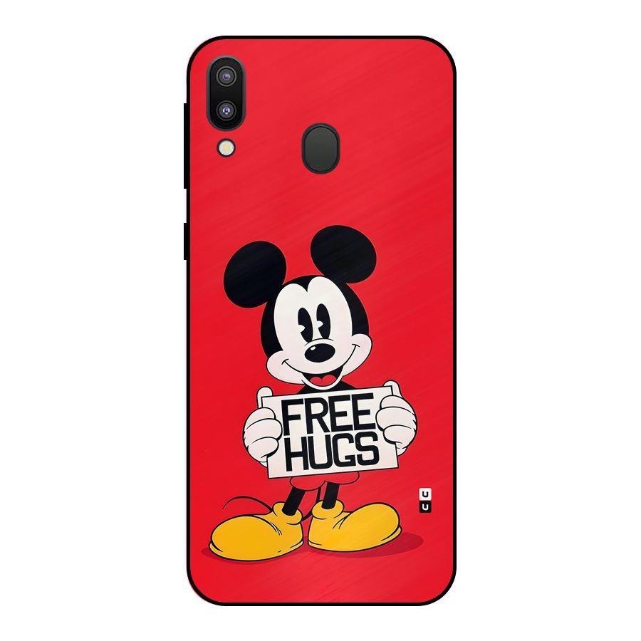 Free Hugs Metal Back Case for Galaxy M20