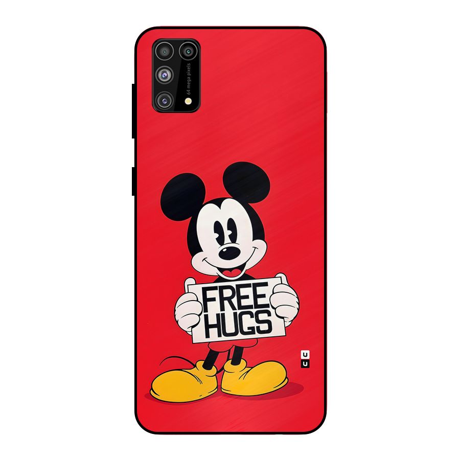 Free Hugs Metal Back Case for Galaxy M31