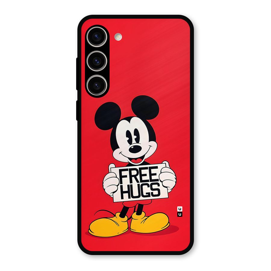 Free Hugs Metal Back Case for Galaxy S23 Plus