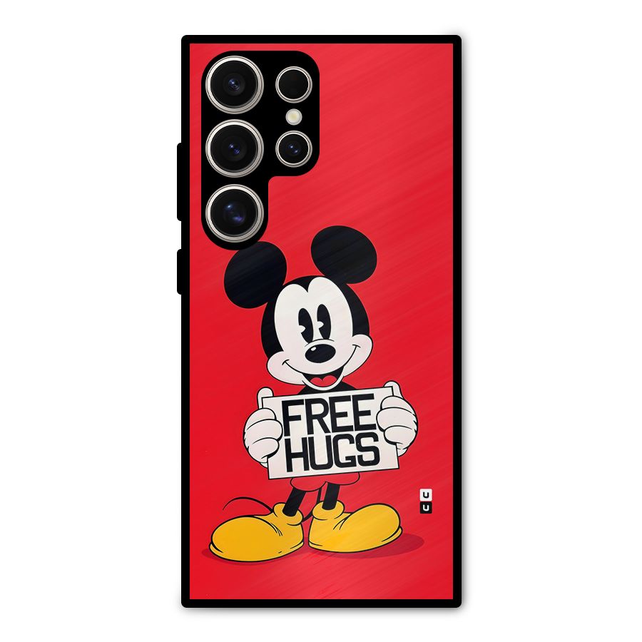Free Hugs Metal Back Case for Galaxy S24 Ultra