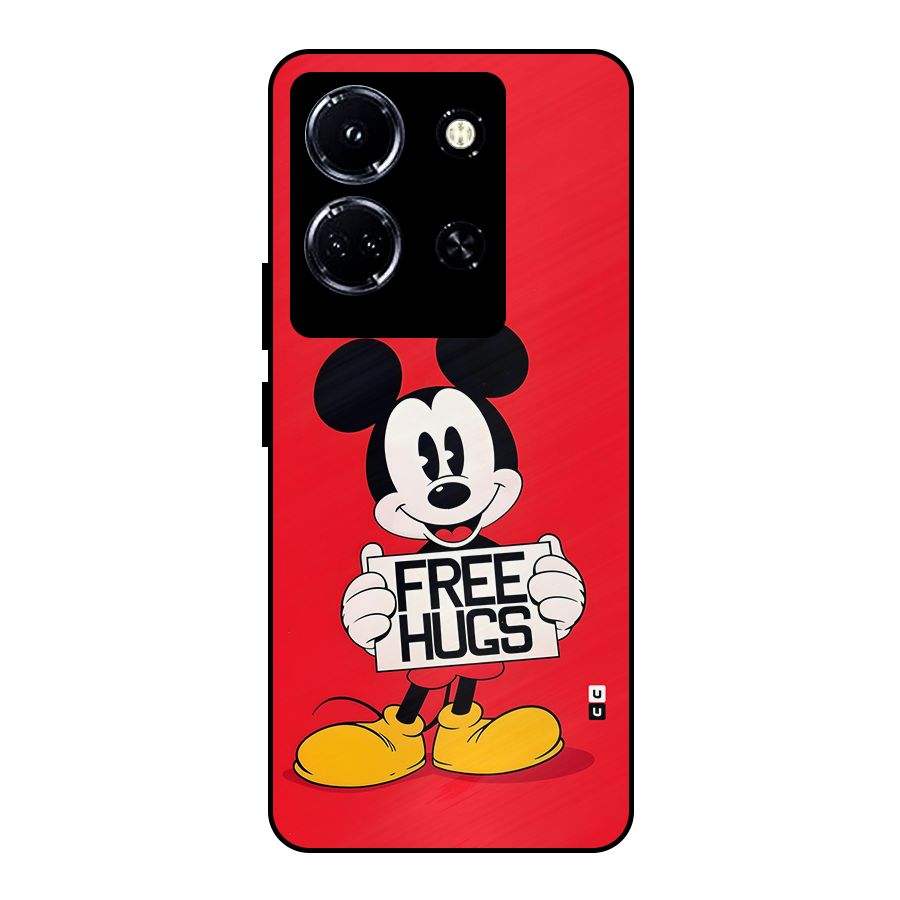 Free Hugs Metal Back Case for Infinix Note 30 5G