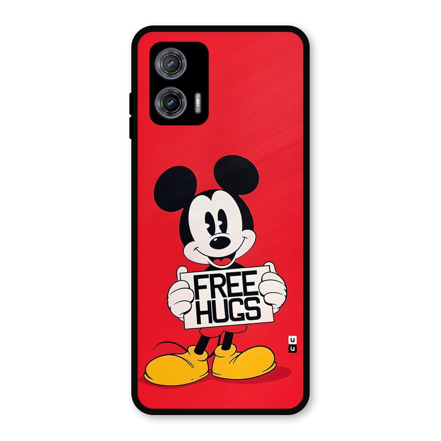Free Hugs Metal Back Case for Moto G73