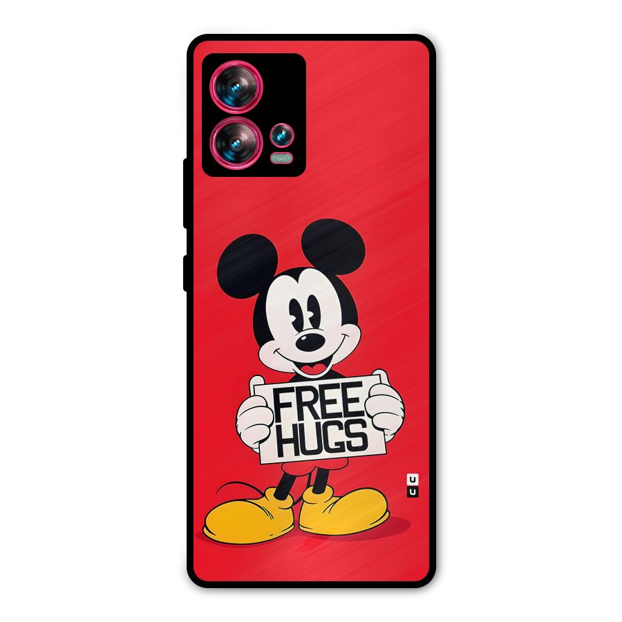 Free Hugs Metal Back Case for Motorola Edge 30 Fusion
