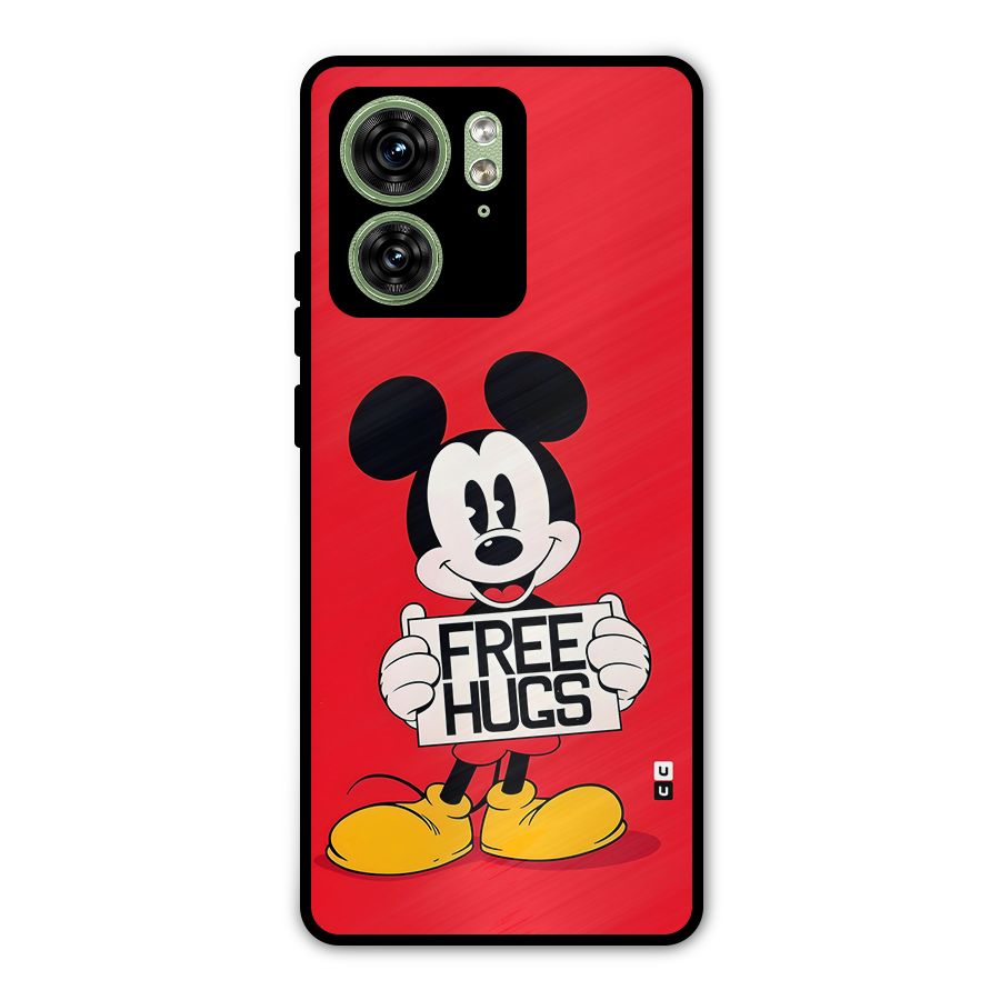 Free Hugs Metal Back Case for Motorola Edge 40 5G