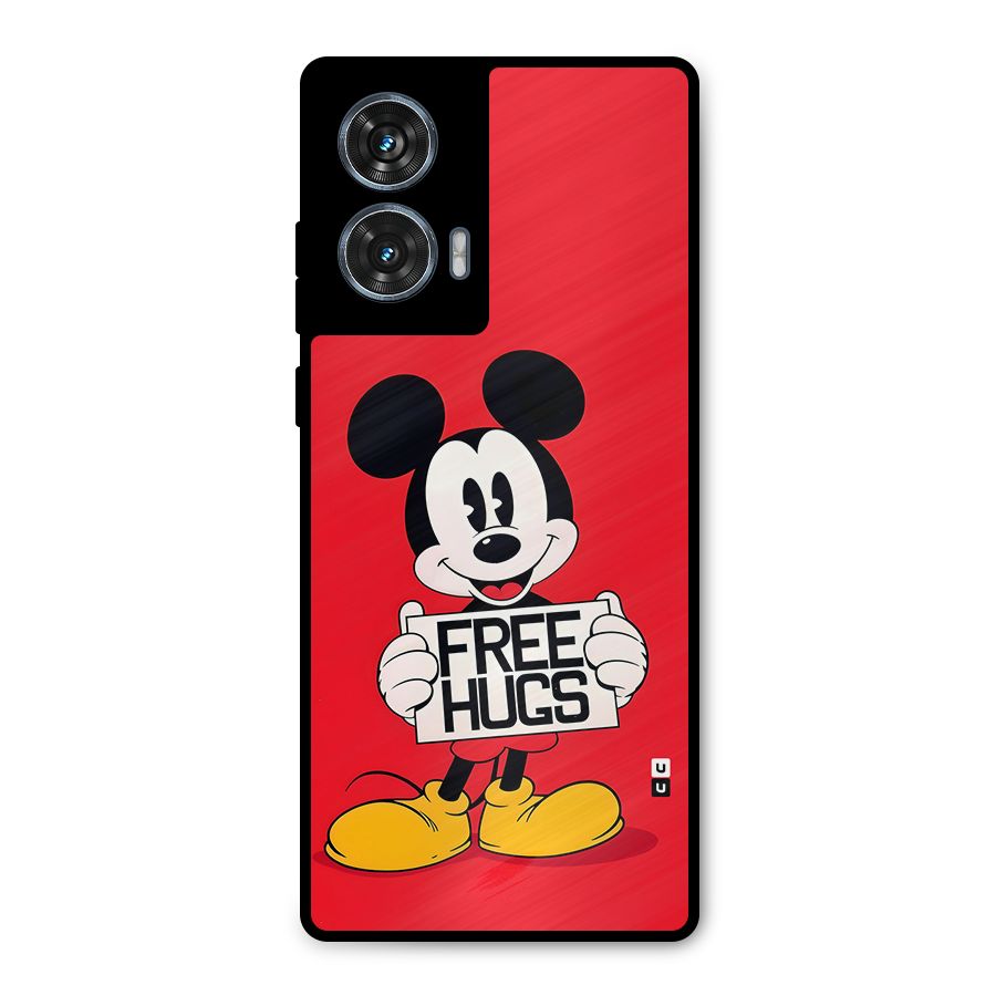 Free Hugs Metal Back Case for Motorola Edge 50 Fusion
